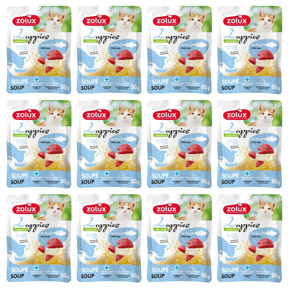 Przysmak dla Kota Lappies Zupa z Tuńczykiem 12x50g ZOLUX